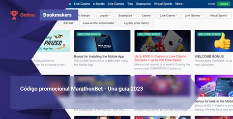 código promocional marathonbet - Código Promocional Marathonbet 